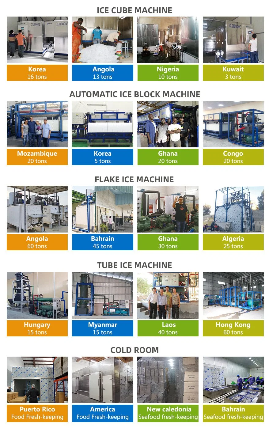 Koller 2000kg Automatic Ice Block Machines Without Brine Water for Human Consumption