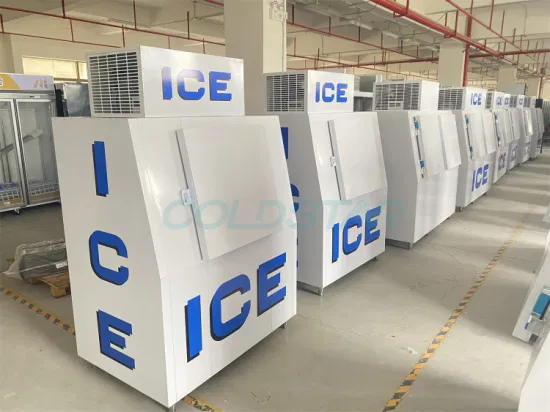 Contenitore per stoccaggio ghiaccio a porta singola per esterni Ice Merchandiser