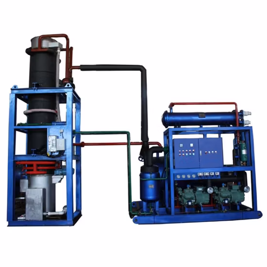 Macchina per la produzione di ghiaccio a tubi industriali commerciali intelligenti di alta qualità Lier con compressore Bitzer (1t/24h